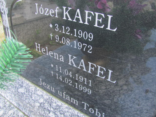 Józef Kafel 1909 Bobowa - Grobonet - Wyszukiwarka osób pochowanych