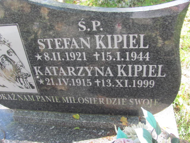 Stefan Kipiel 1921 Bobowa - Grobonet - Wyszukiwarka osób pochowanych
