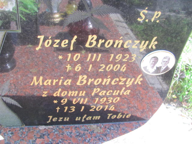Maria Brończyk 1930 Bobowa - Grobonet - Wyszukiwarka osób pochowanych