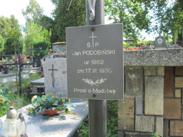 Jan Podobiński 1861 Bobowa - Grobonet - Wyszukiwarka osób pochowanych