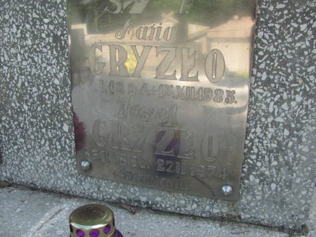 Maria Gryzło 1894 Bobowa - Grobonet - Wyszukiwarka osób pochowanych