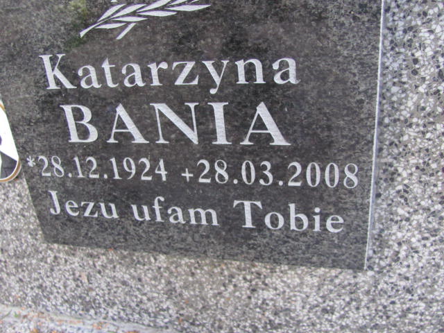 Tomasz Bania 1904 Bobowa - Grobonet - Wyszukiwarka osób pochowanych