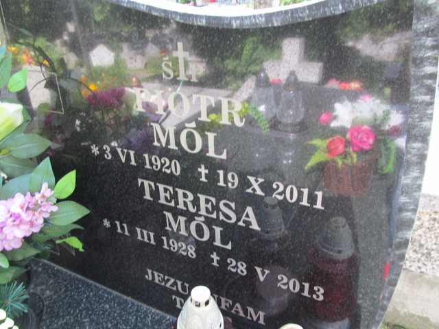 Piotr Mól 1920 Bobowa - Grobonet - Wyszukiwarka osób pochowanych