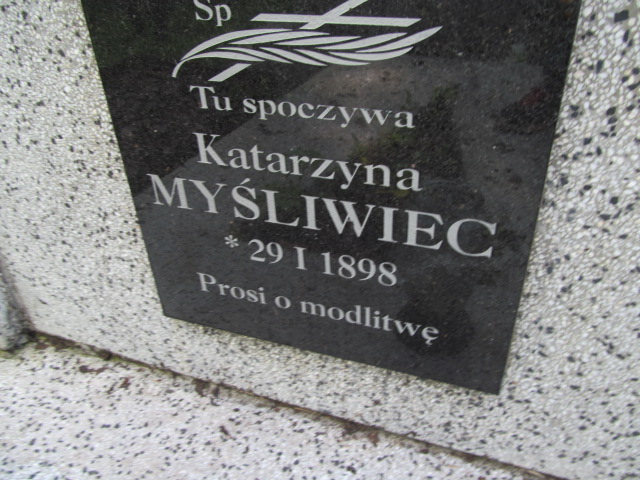 Katarzyna Myśliwiec 1898 Bobowa - Grobonet - Wyszukiwarka osób pochowanych