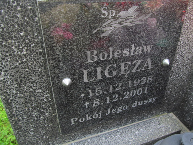 Bolesław Ligęza 1928 Bobowa - Grobonet - Wyszukiwarka osób pochowanych