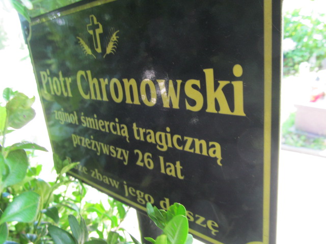 Piotr Chronowski Bobowa - Grobonet - Wyszukiwarka osób pochowanych