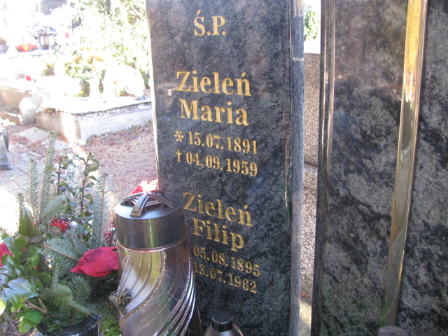 Filip Zieleń 1895 Bobowa - Grobonet - Wyszukiwarka osób pochowanych