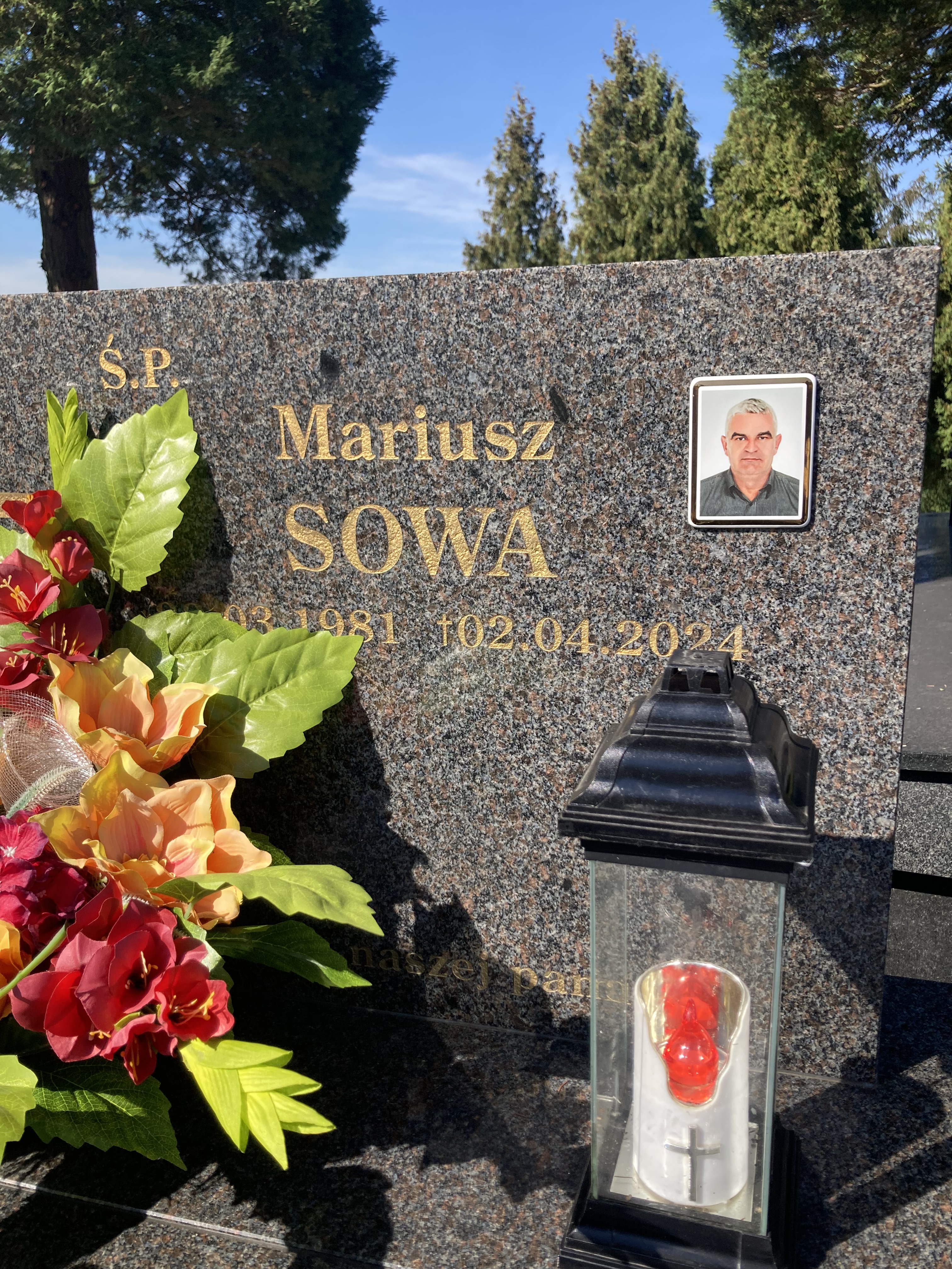 Mariusz Sowa 1981 Bobowa - Grobonet - Wyszukiwarka osób pochowanych