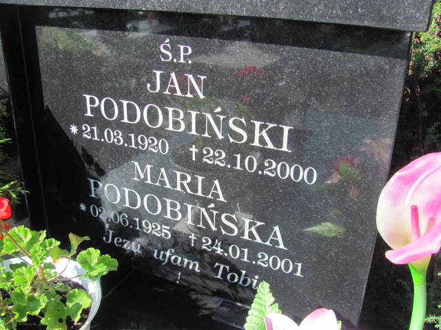 Maria Podobińska 1925 Bobowa - Grobonet - Wyszukiwarka osób pochowanych