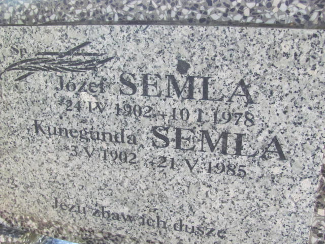 Kunegunda Semla 1902 Bobowa - Grobonet - Wyszukiwarka osób pochowanych